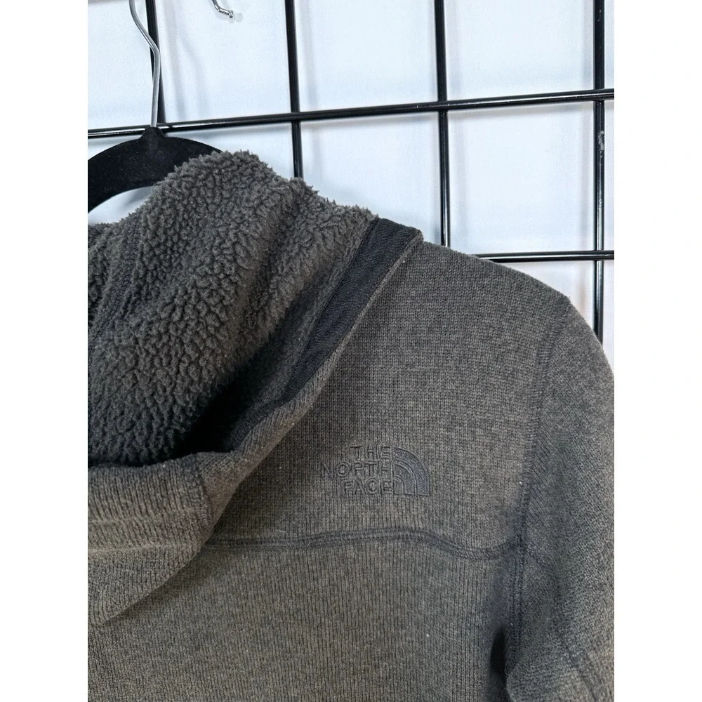 The North Face‎ Full Zip Hooded Jacket Mens S Gray Activewear Outdoor Fleece